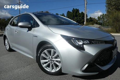Silver 2023 Toyota Corolla Hatchback Ascent Sport Hybrid