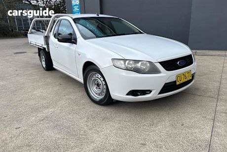 White 2009 Ford Falcon Cab Chassis (LPG)