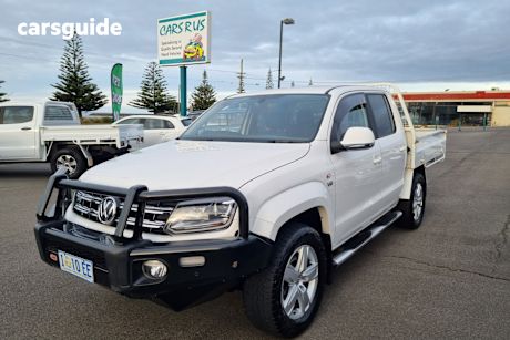 White 2019 Volkswagen Amarok Dual Cab Utility V6 TDI 550 Highline