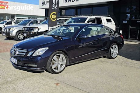 Blue 2011 Mercedes-Benz E350 Coupe Elegance