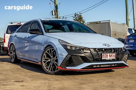 Blue 2022 Hyundai I30 Sedan N Premium With Sunroof