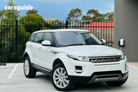 White 2014 Land Rover Range Rover Evoque Wagon Prestige