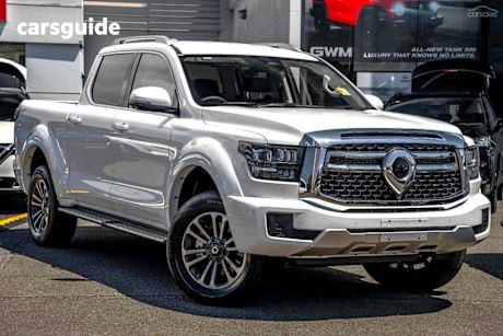 White 2024 GWM Cannon Alpha Dual Cab Utility LUX (4X4)