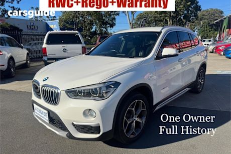 White 2016 BMW X1 Wagon Sdrive 18D