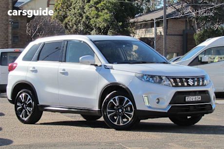 White 2019 Suzuki Vitara Wagon Turbo