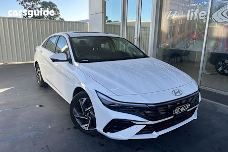 White 2024 Hyundai I30 Sedan Premium