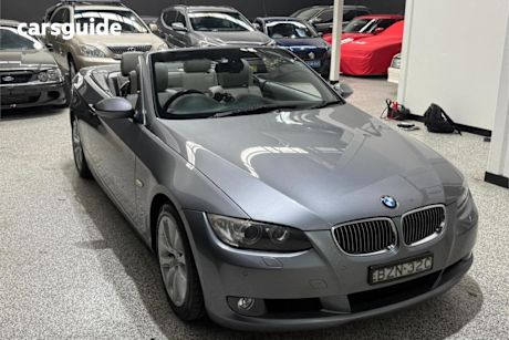 Grey 2008 BMW 325I Convertible