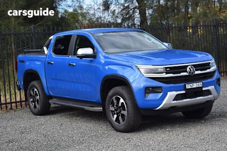 Blue 2024 Volkswagen Amarok Dual Cab Utility Style TDI600 4Motion