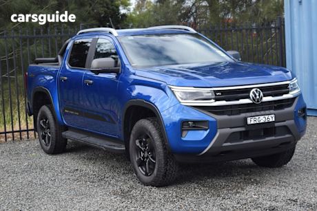 Blue 2024 Volkswagen Amarok Dual Cab Utility Panamericana TDI600 4Motion