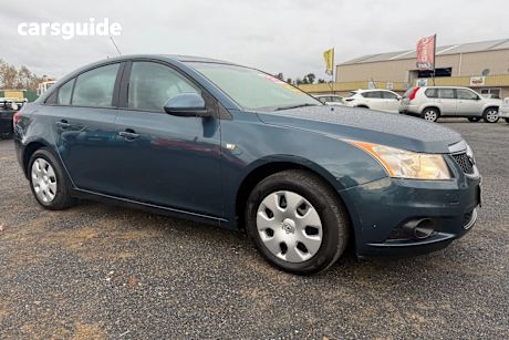 Blue 2011 Holden Cruze Sedan CD