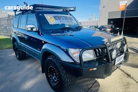 Blue 1999 Toyota Landcruiser Prado Wagon Grande VX (4X4)