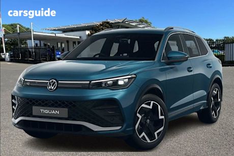 Blue 2025 Volkswagen Tiguan Wagon 150TSI R-Line