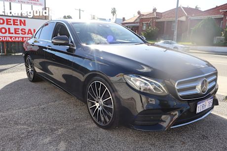 Black 2017 Mercedes-Benz E220 Sedan D