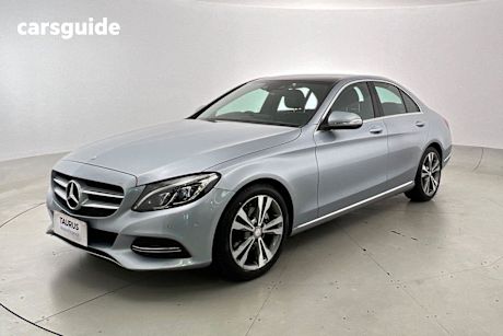 Grey 2015 Mercedes-Benz C200 Sedan