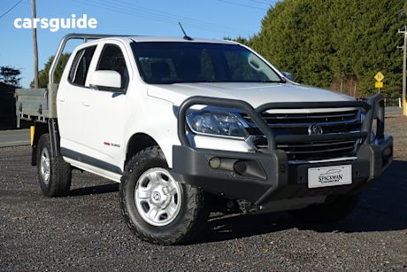 White 2019 Holden Colorado Crew Cab Chassis Ls (4X4)