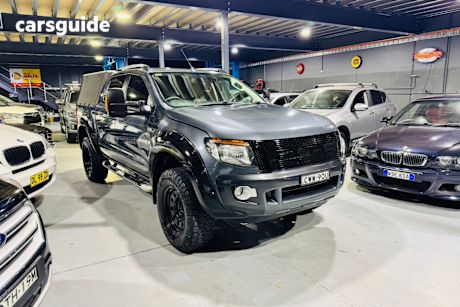 Grey 2014 Ford Ranger Crew Cab Utility Wildtrak 3.2 (4X4)
