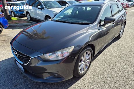 Grey 2013 Mazda 6 Wagon Sport