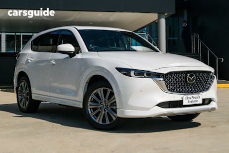 White 2024 Mazda CX-5 Wagon G35 Akera Turbo (awd)