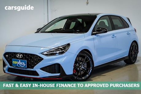 Blue 2021 Hyundai I30 Hatchback N Premium With Sunroof
