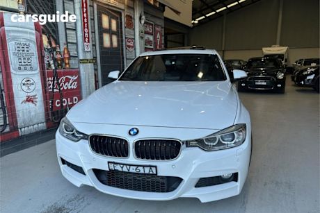 White 2014 BMW 320D Sedan