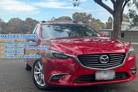 Red 2015 Mazda 6 Wagon Touring