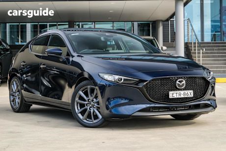 Blue 2020 Mazda 3 Hatchback G20 Touring