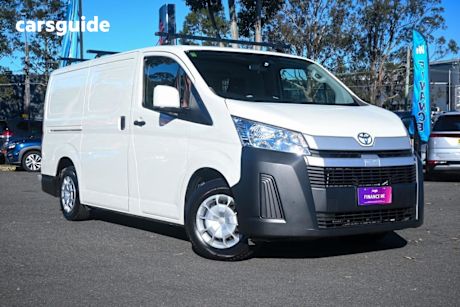 White 2019 Toyota Hiace Van LWB Courier Pack