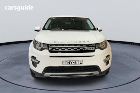 White 2017 Land Rover Discovery Sport Wagon TD4 180 HSE Luxury 5 Seat