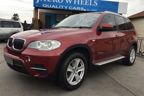 Red 2010 BMW X5 Wagon Xdrive 30D