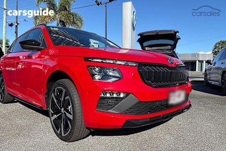 Red 2025 Skoda Kamiq Wagon 110TSI DSG FWD Monte Carlo