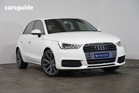 White 2016 Audi A1 Hatchback Sportback 1.0 Tfsi
