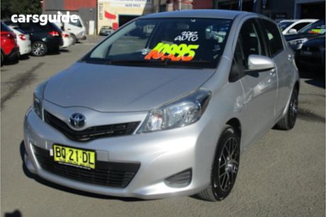 Silver 2012 Toyota Yaris Hatchback YRS