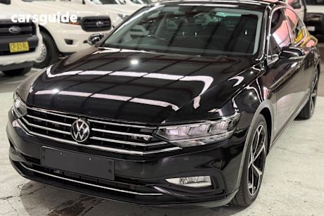 Black 2021 Volkswagen Passat Sedan 140TSI Proline