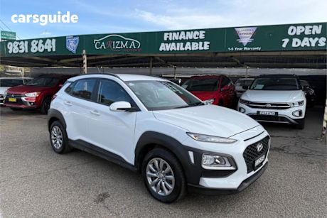 White 2020 Hyundai Kona Wagon GO (fwd)