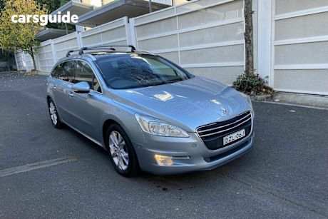 Blue 2011 Peugeot 508 Wagon Allure Touring 1.6T