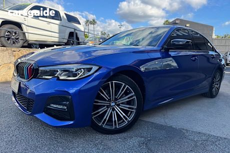 Blue 2021 BMW 320I Sedan M Sport