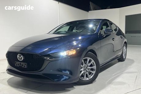 Blue 2020 Mazda 3 Hatchback G20 Pure