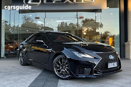 Black 2021 Lexus RC F Coupe