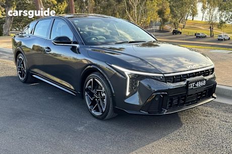 Grey 2025 Kia K4 Sedan GT-Line