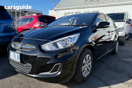 Black 2016 Hyundai Accent Hatchback Active