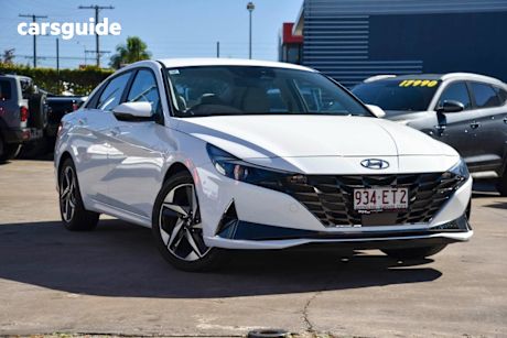 White 2022 Hyundai I30 Sedan Elite