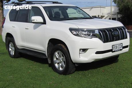 White 2020 Toyota Landcruiser Prado Wagon GXL (4X4)