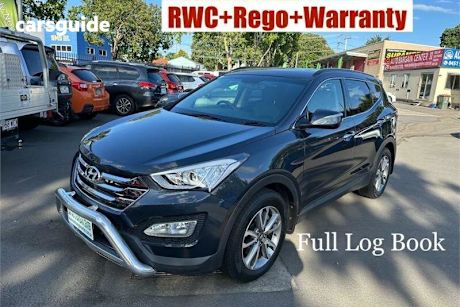 Blue 2013 Hyundai Santa FE Wagon Elite Crdi (4X4)