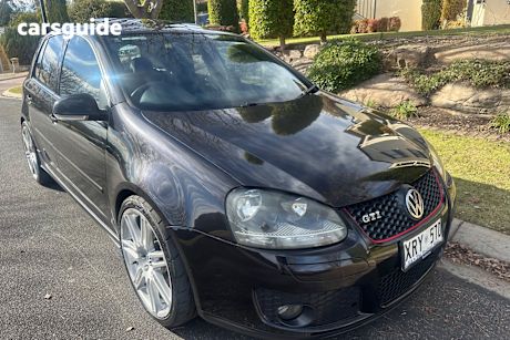 Black 2007 Volkswagen Golf Hatchback GTI