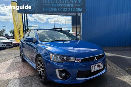 Blue 2016 Mitsubishi Lancer Hatchback GSR Sportback
