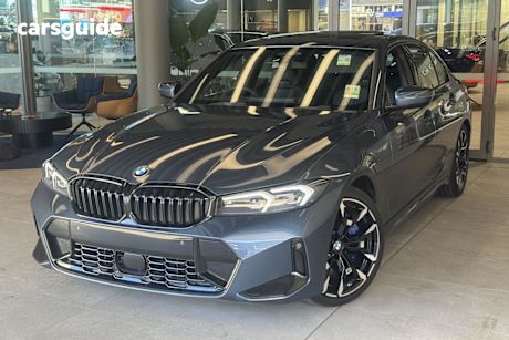 Blue 2025 BMW 330I Sedan