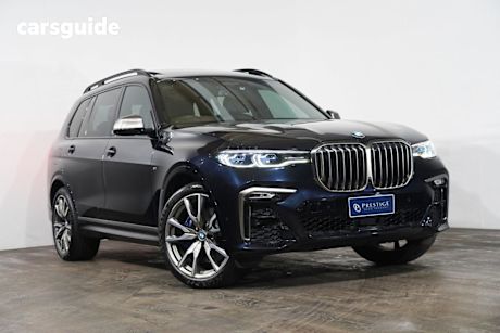 Black 2020 BMW X7 Wagon M50I