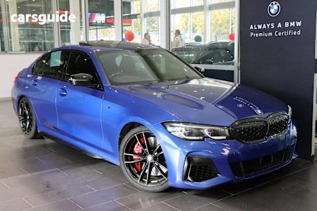 Blue 2021 BMW M340I Sedan Xdrive