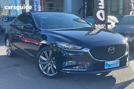 Blue 2019 Mazda 6 Sedan GT