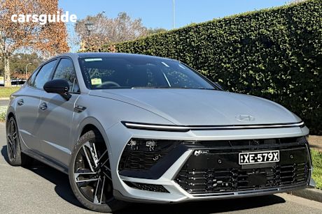 Silver 2025 Hyundai Sonata Sedan N Line